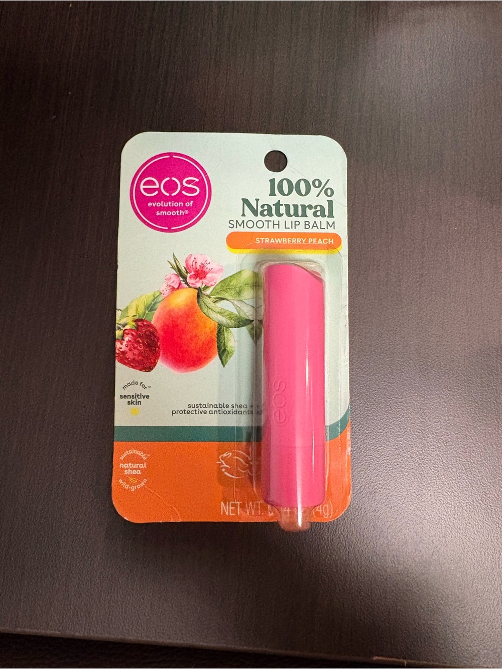 eos Strawberry Peach Lip Balm - Pink Tube